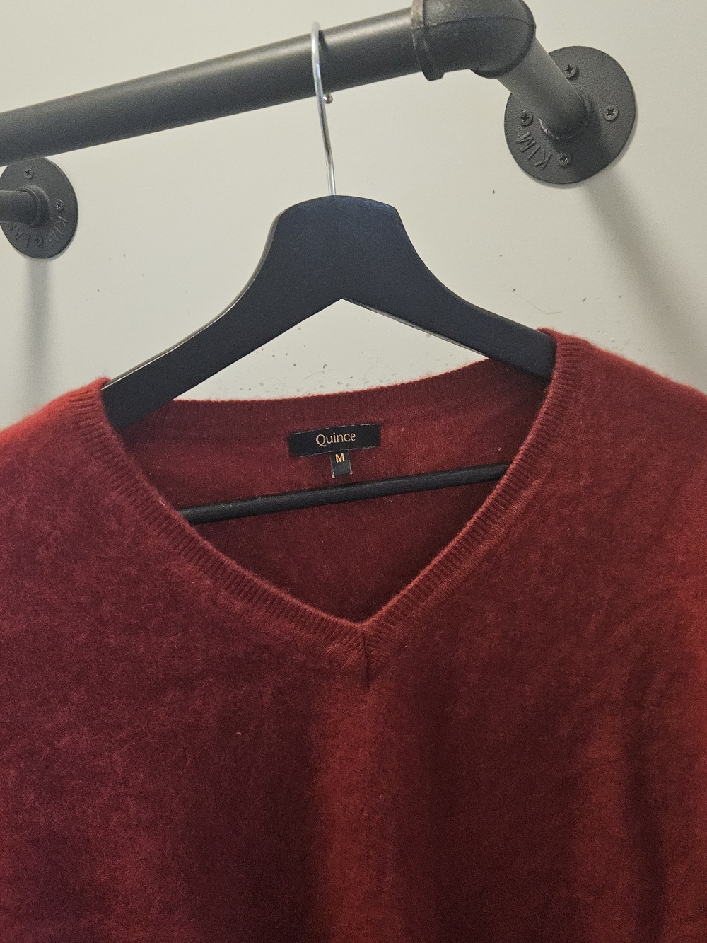 Quince Cashmere Vneck Sweater - Picture 2 of 6
